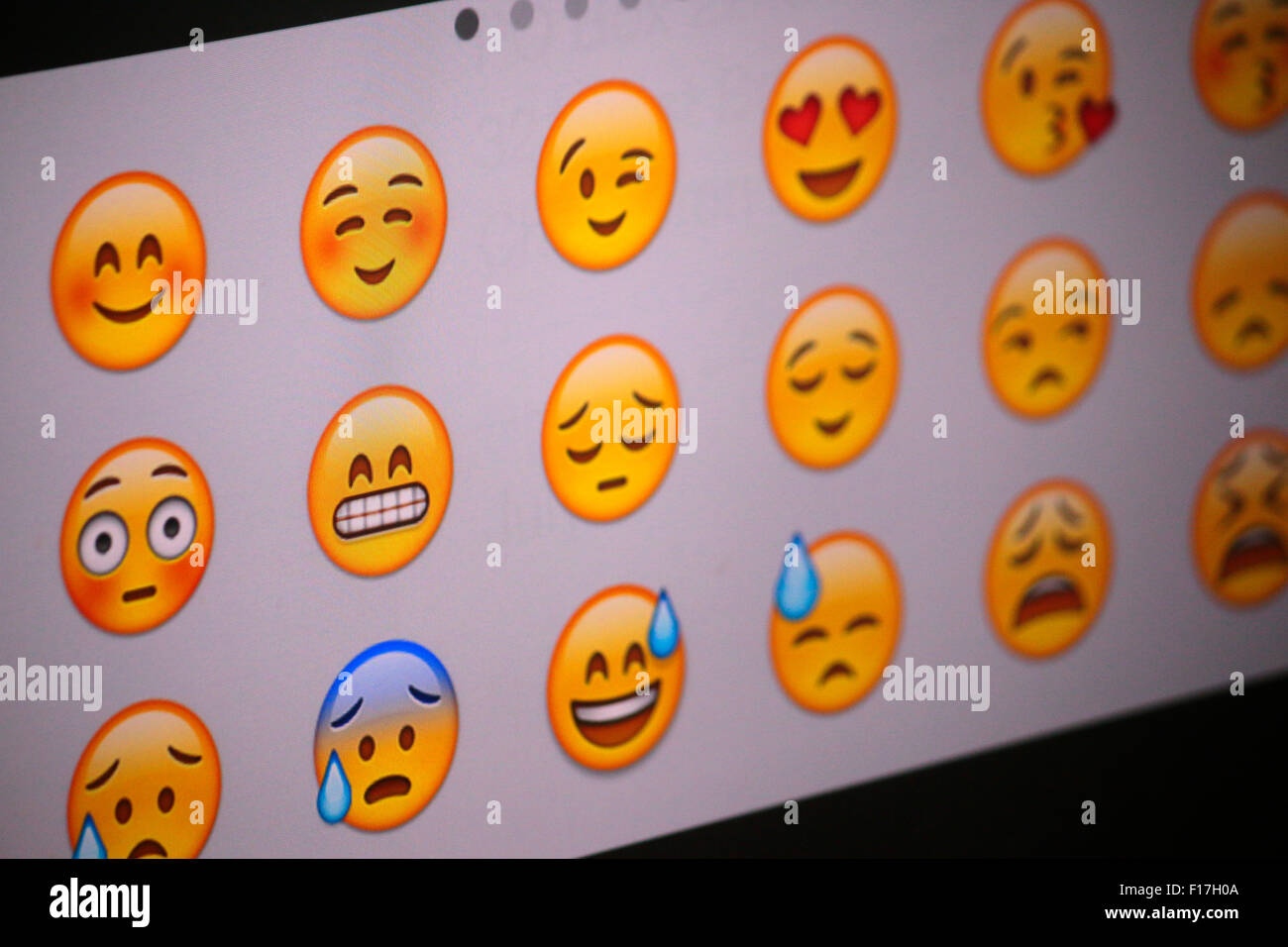 "Emoji", Berlin. Stockfoto