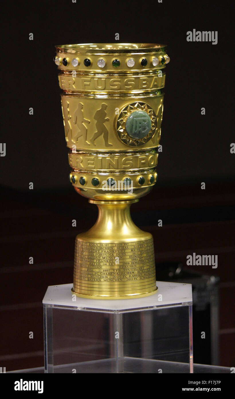 DFB-Pokal - Pressekonferenz Zum Anstehenden Finale äh Höhle DFB-Pokal Zwischen Borussia Dortmund Und Dem FC Bayern Muenchen, Olymp Stockfoto