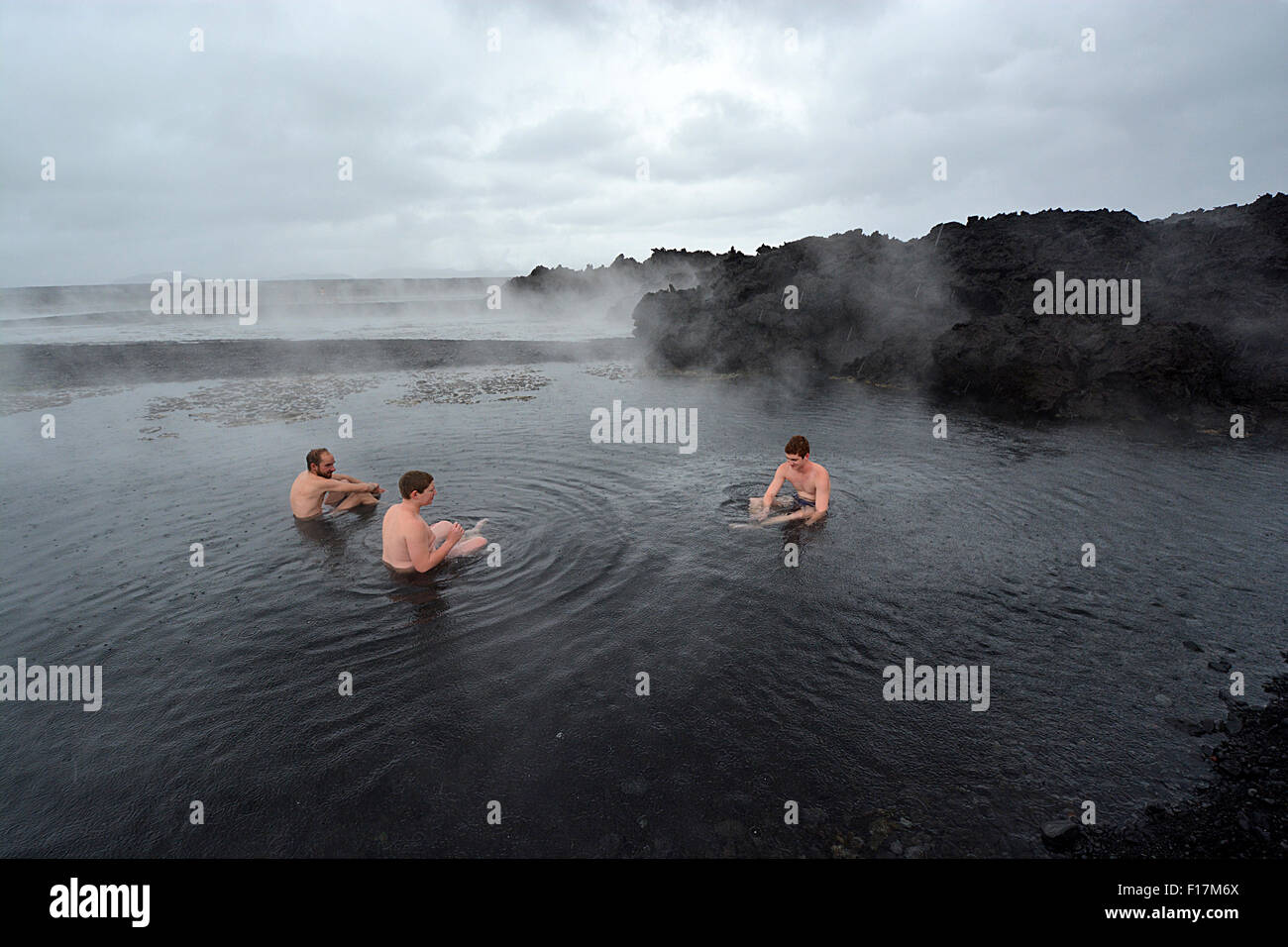 Geo-Thermalwasser Island Kollektion Stockfoto