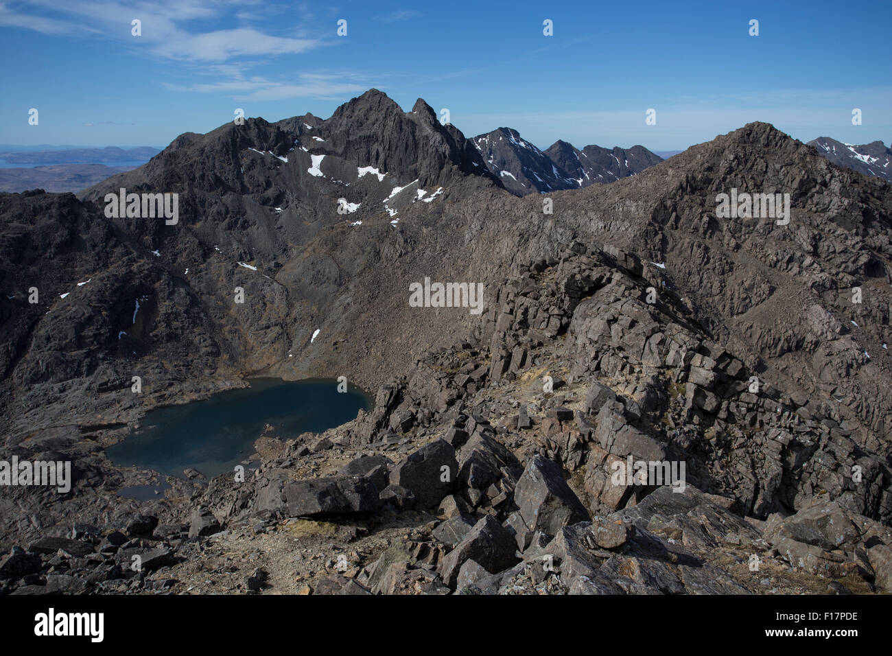 Kokos "ein" Ghrunnda, die Cuillin Isle Of Skye, Schottland Stockfoto