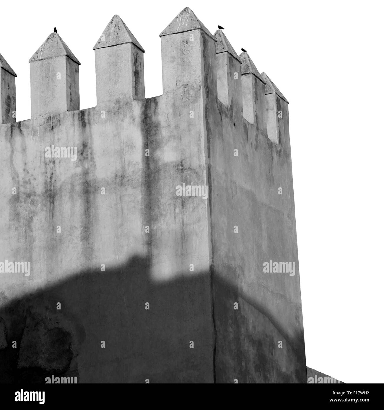 Marokko-Land-Bau und Geschichte in den Himmel Stockfoto