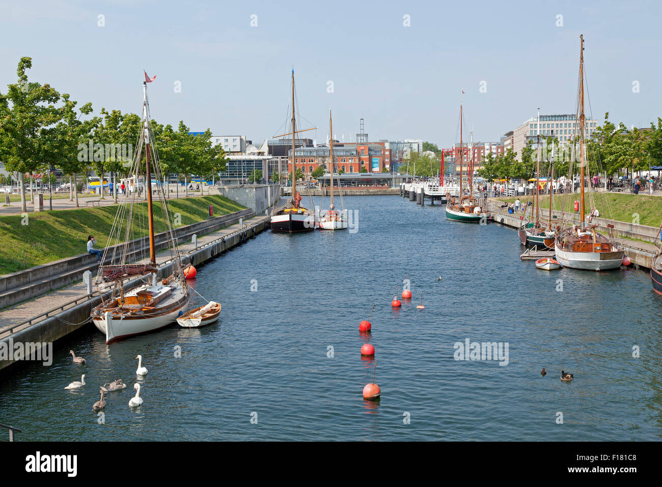 Germania Hafen, Kiel, Schleswig-Holstein, Deutschland Stockfoto