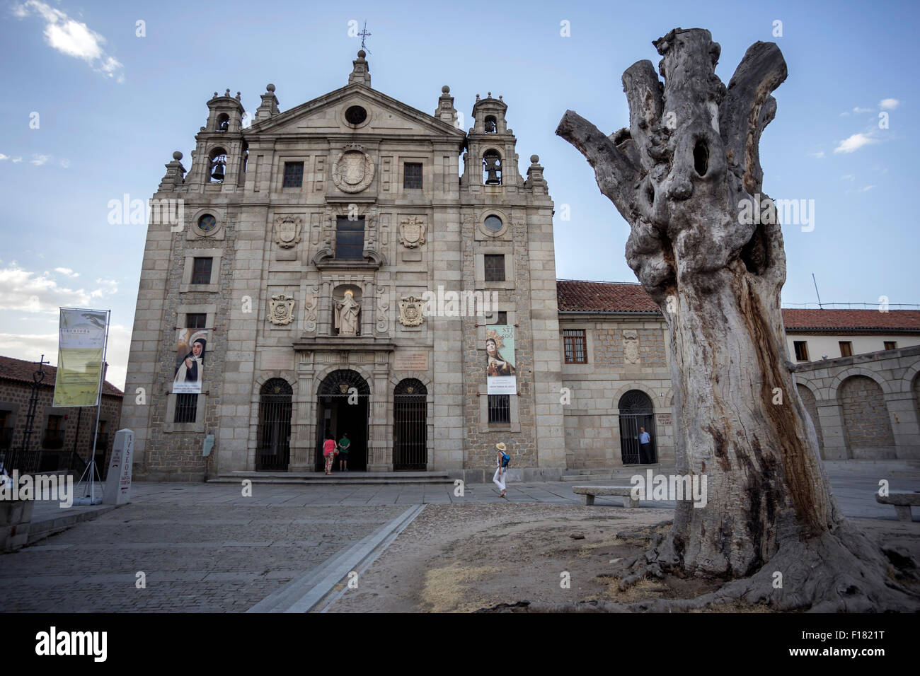 Convento De Santa Teresa, Avila, UNESCO-Weltkulturerbe, Kastilien-León, Spanien Stockfoto