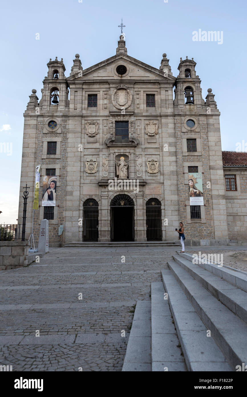 Convento De Santa Teresa, Avila, UNESCO-Weltkulturerbe, Kastilien-León, Spanien Stockfoto