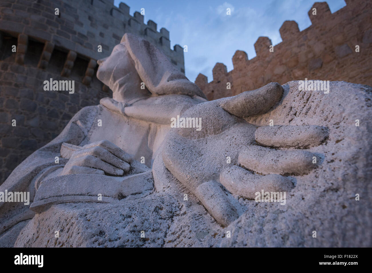 Denkmal der Heiligen Teresa von Avila, Avila, Spanien Stockfoto