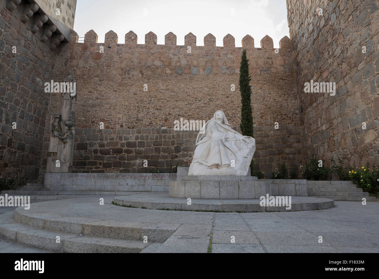 Denkmal der Heiligen Teresa von Avila, Avila, Spanien Stockfoto