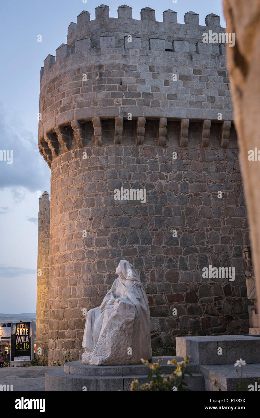 Denkmal der Heiligen Teresa von Avila, Avila, Spanien Stockfoto
