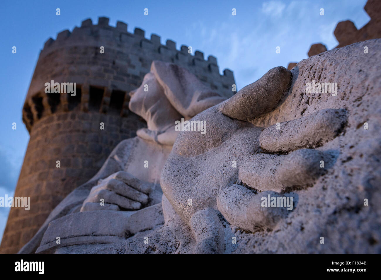 Denkmal der Heiligen Teresa von Avila, Avila, Spanien Stockfoto