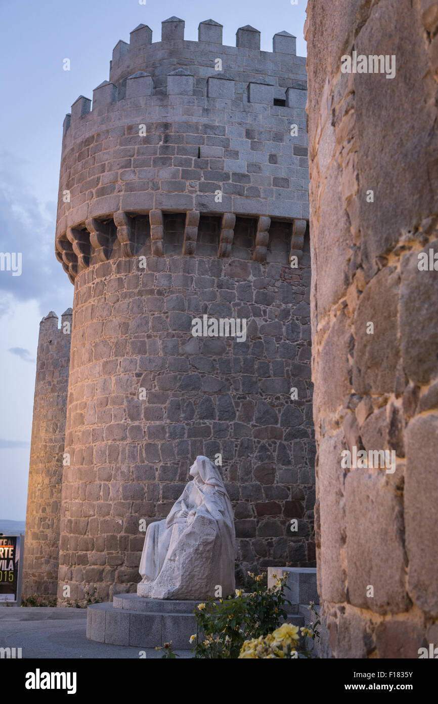 Denkmal der Heiligen Teresa von Avila, Avila, Spanien Stockfoto