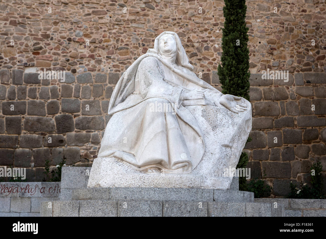 Denkmal der Heiligen Teresa von Avila, Avila, Spanien Stockfoto