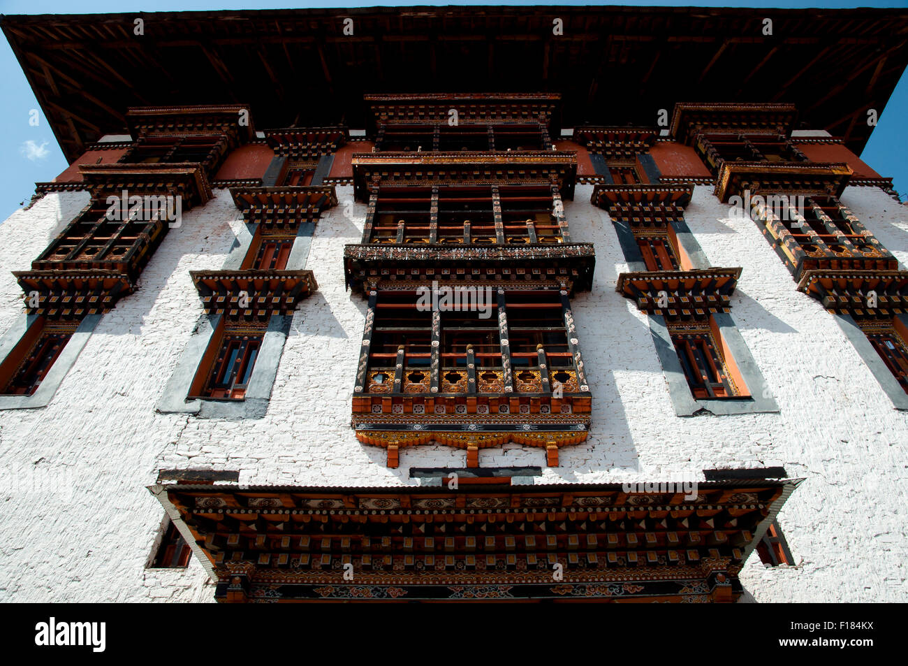 Rinpung Dzong - Paro - Bhutan Stockfoto