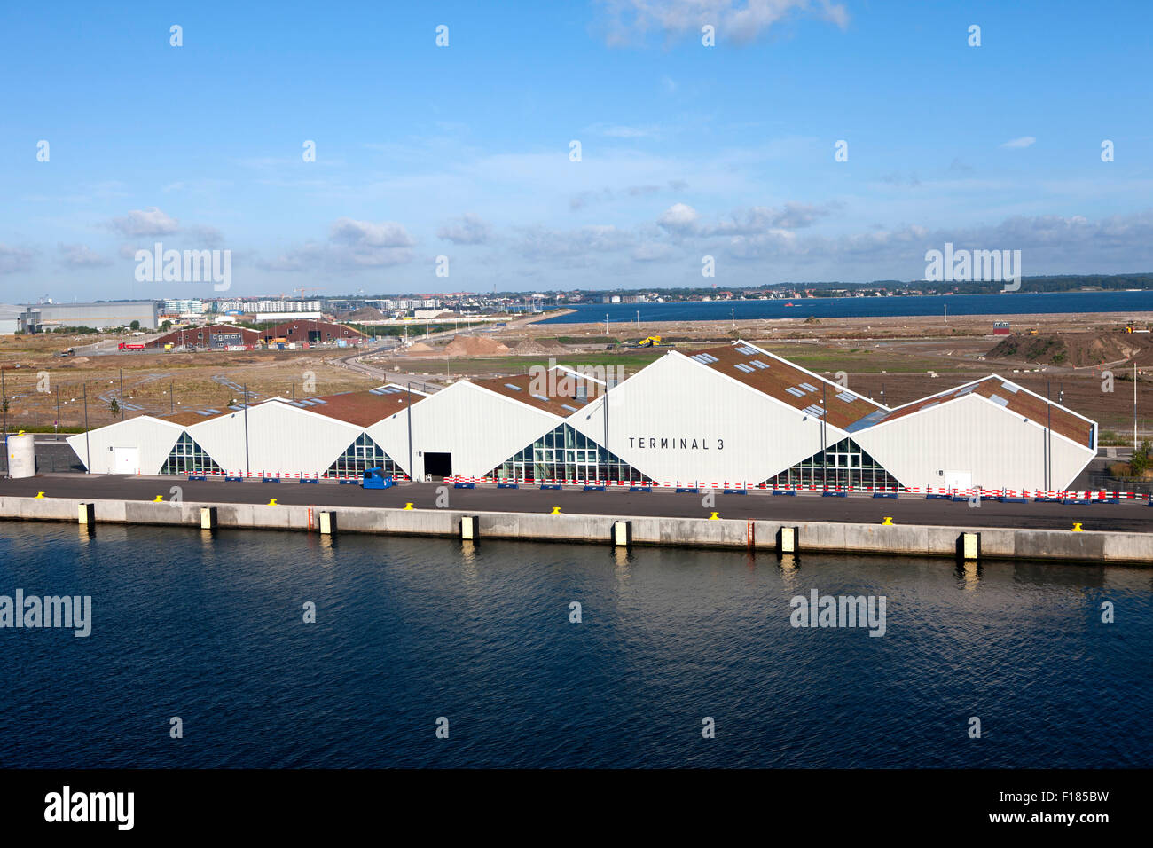 Kopenhagen Kreuzfahrt Hafen Langelinie Kai, Nordre Toldbod, die Freeport und neuen Cruise terminal Ocean Quay Terminal, Dänemark Stockfoto