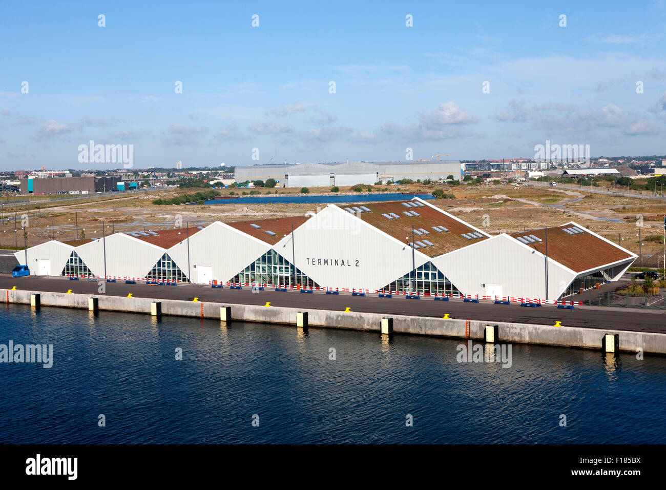 Kopenhagen Kreuzfahrt Hafen Langelinie Kai, Nordre Toldbod, die Freeport und neuen Cruise terminal Ocean Quay Terminal, Dänemark Stockfoto