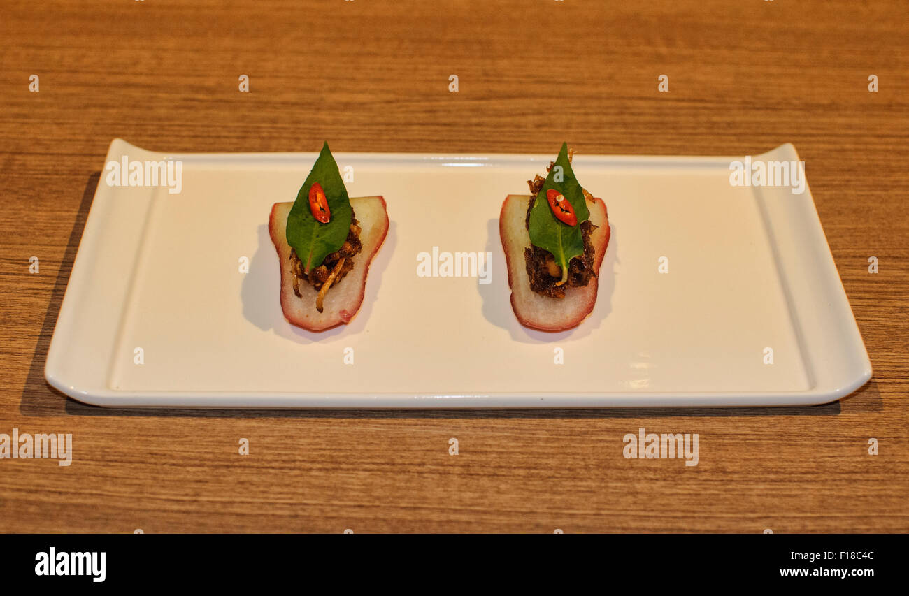 Traditionelle Thai-Thai-Küche - thailändische Vorspeise Stockfoto