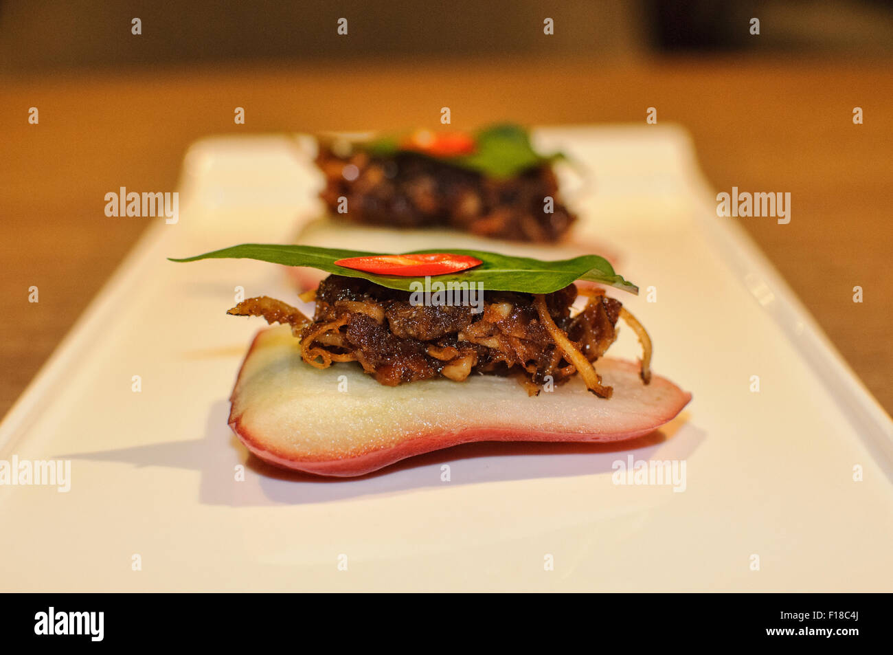 Traditionelle Thai-Thai-Küche - thailändische Vorspeise Stockfoto