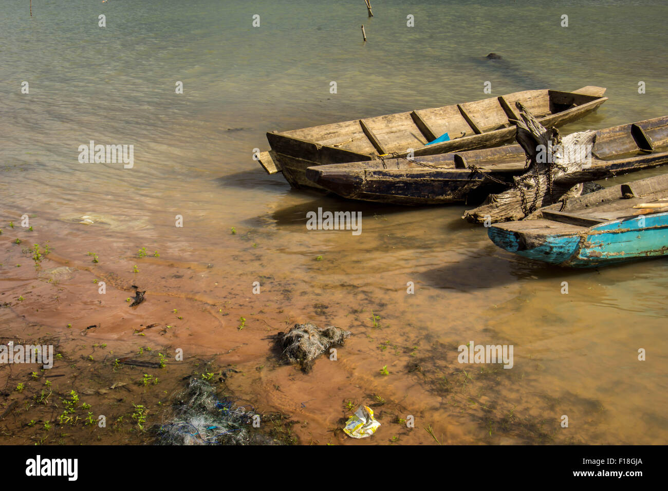 Landwirtschaft, Asien, asiatische, schön, Boot, Kambodscha, Kanu, Chinesisch, Wolke, bunt, Kontamination Stockfoto