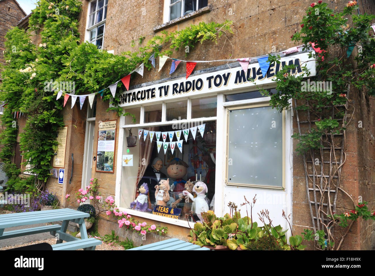 Montacute TV, Radio und Spielzeugmuseum, Montacute, Somerset. Stockfoto