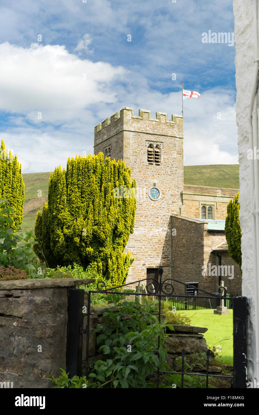 St. Andreas Kirche, Dent, Cumbria, England, August 2015. Stockfoto