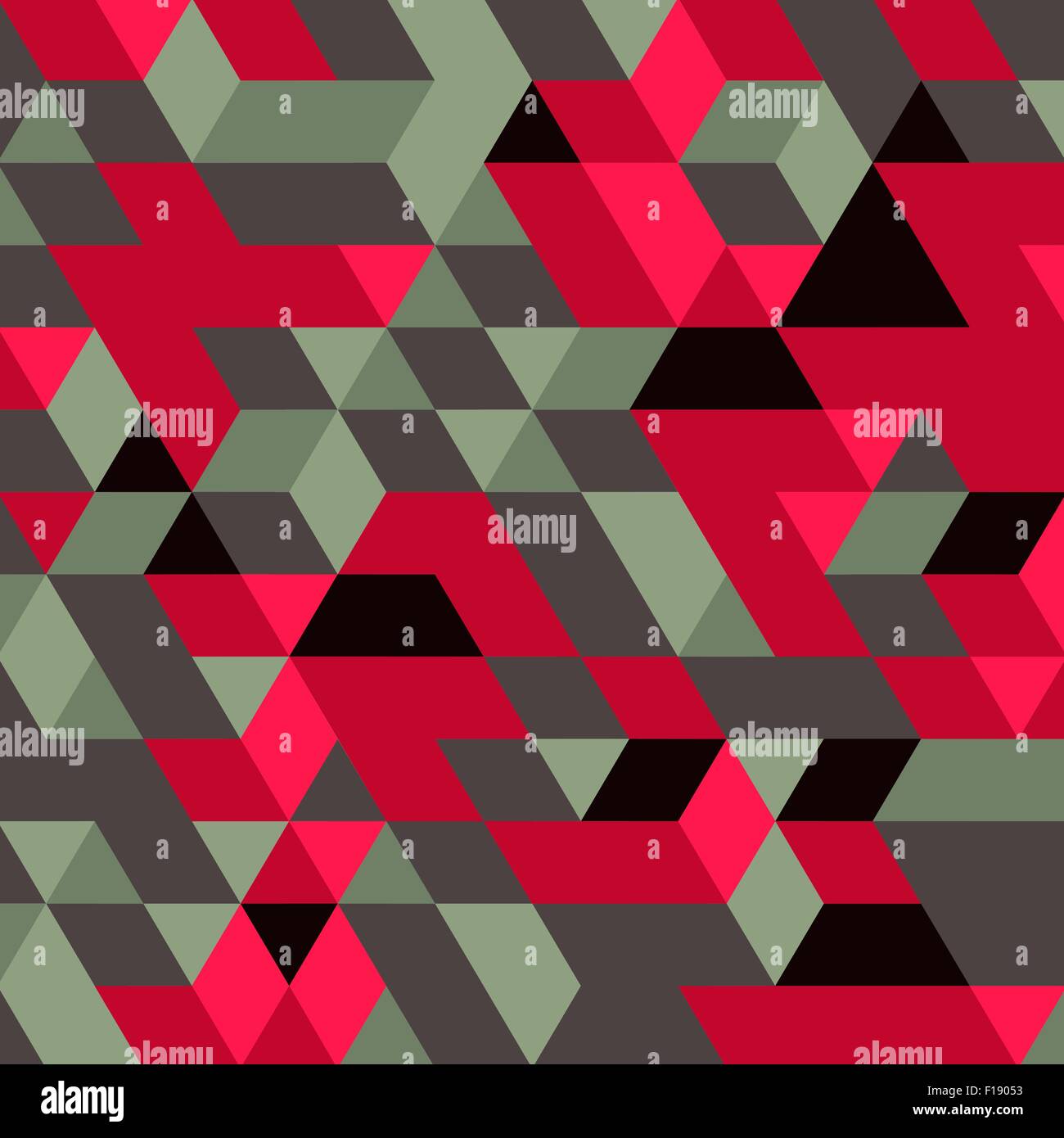 Abstrakte geometrische 3D-Hintergrund. Einsetzbar für Tapeten, Hintergrund der Web-Seite und Web-Banner. Stock Vektor