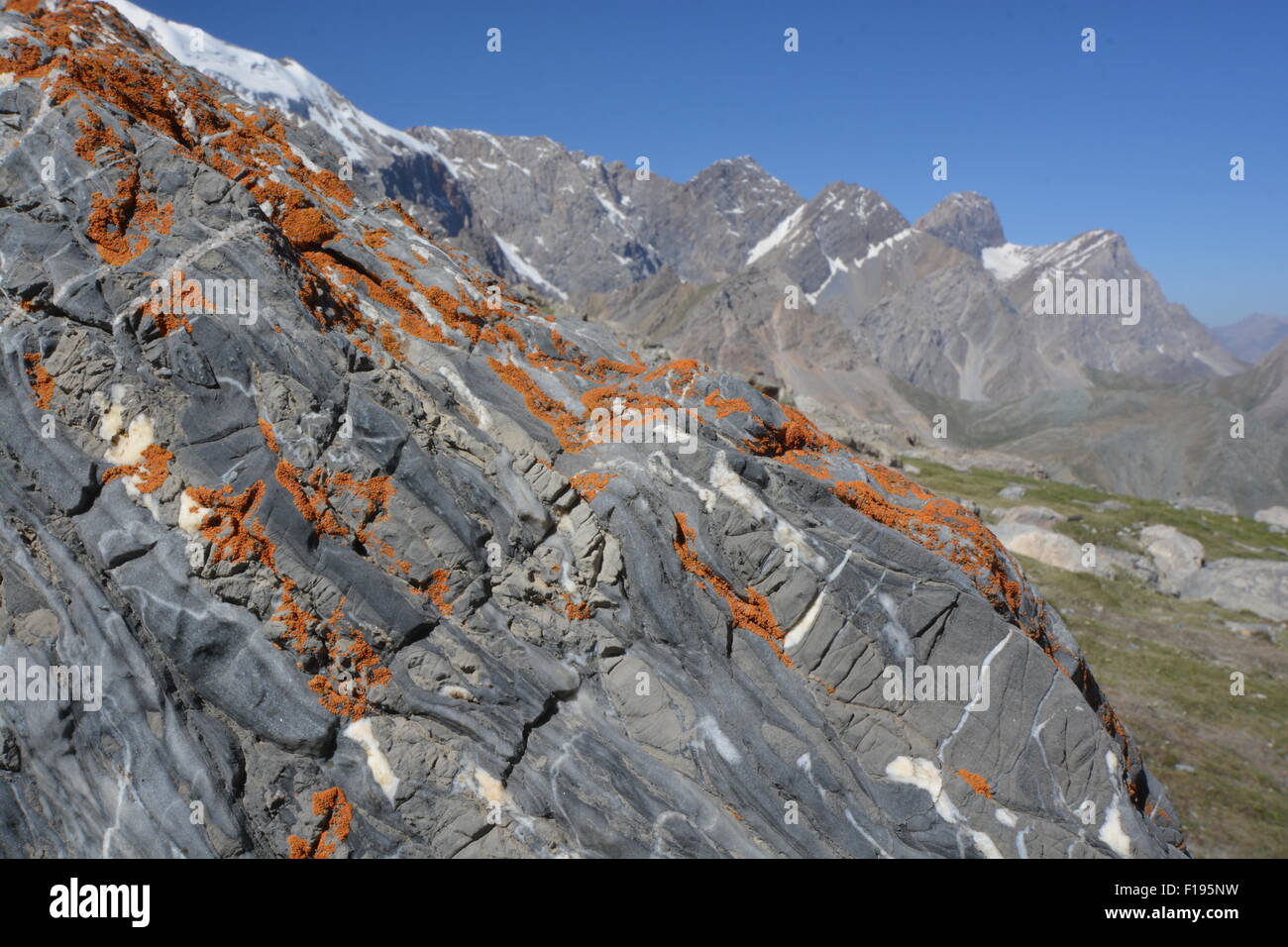 Tadschikistan-Berglandschaft Stockfoto