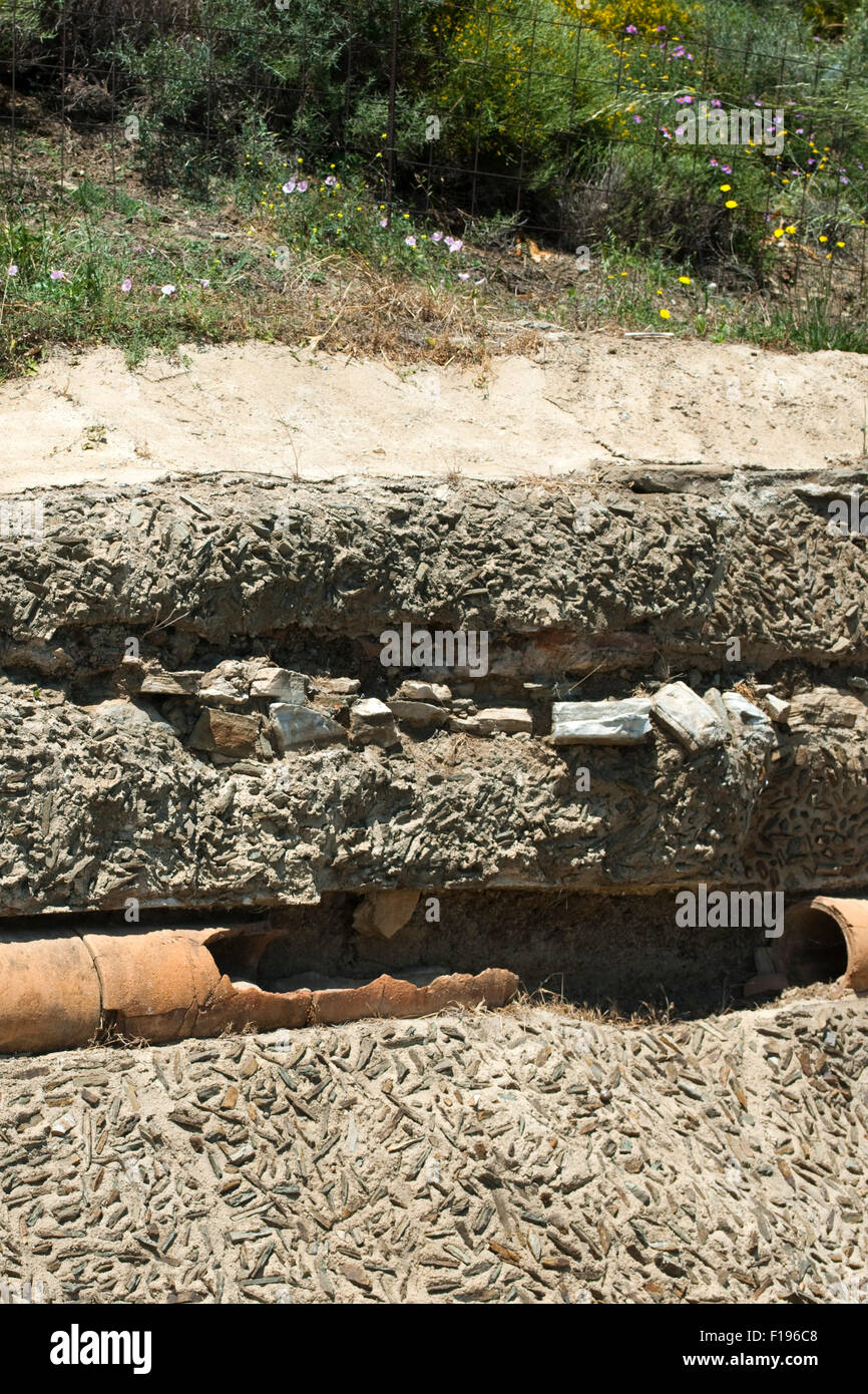 Griechenland, Kykladen, Naxos, römischen Wasserleitung Stockfoto