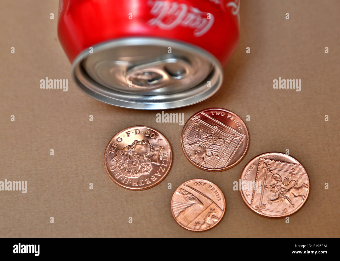 Vorschlag, Sondersteuer auf zuckerhaltige Getränke, London Stockfoto