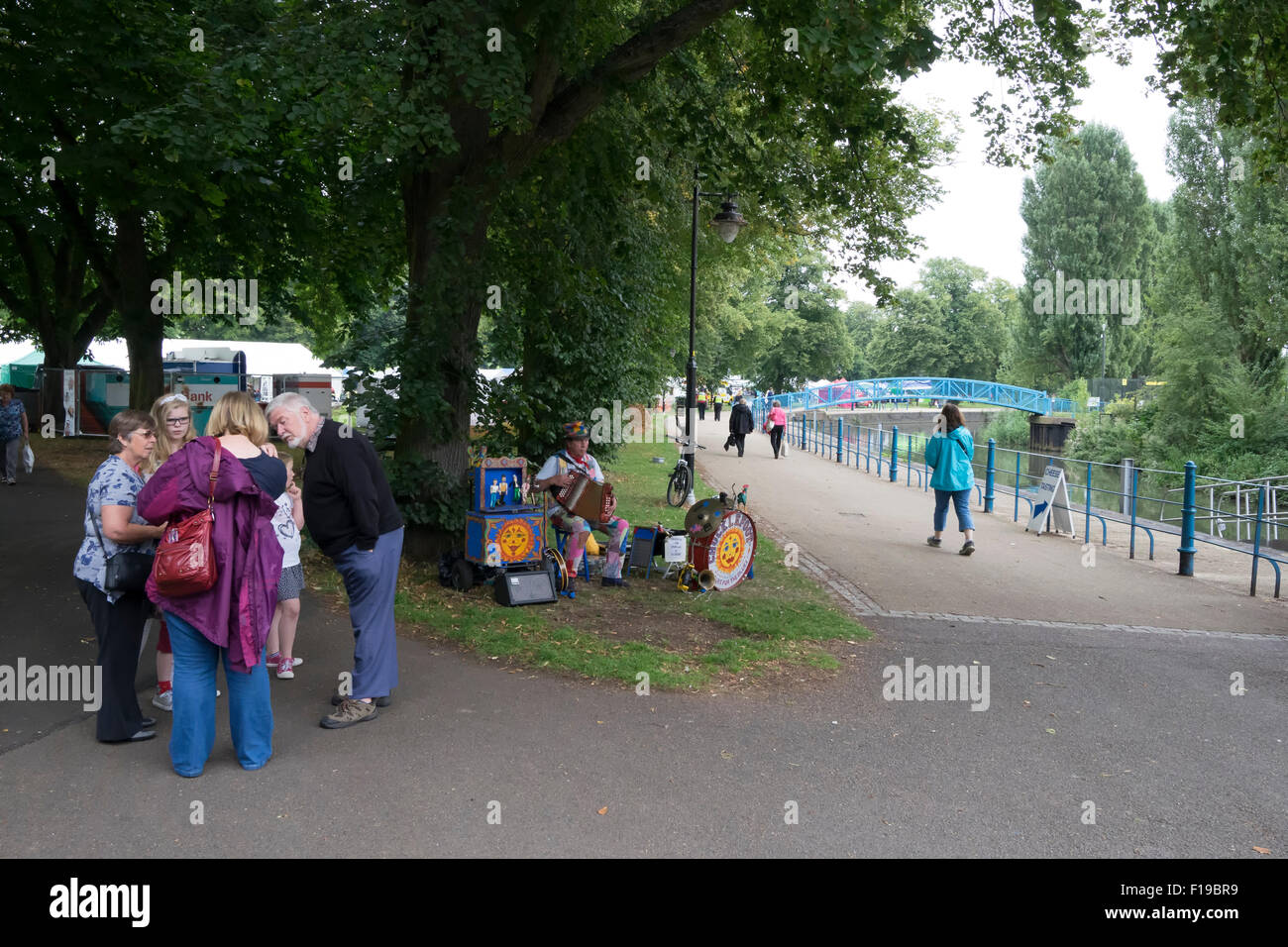 CHUCKLEFOOT in Northampton Festival of Wasser 2015 BECKET PARK Stockfoto