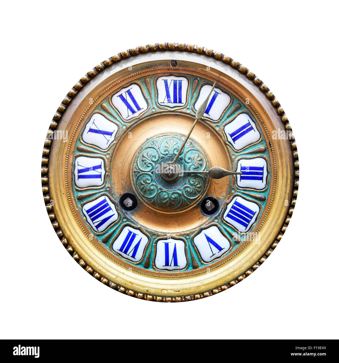 Alte antike Uhr. Stockfoto