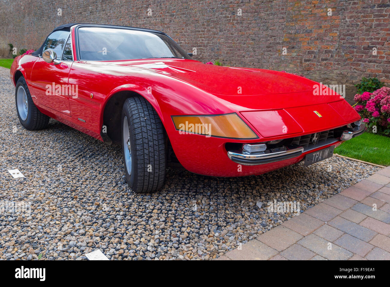 70er Jahre Stil Pininfarina Ferrari Sportwagen Stockfoto