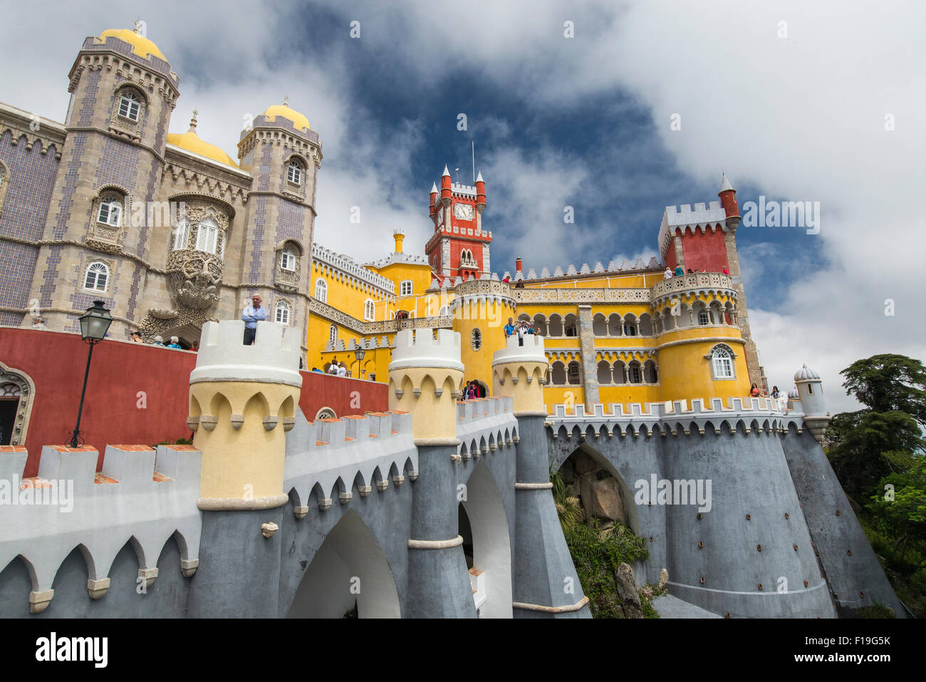 Palacio da Pena, Sintra, Portugal Stockfoto