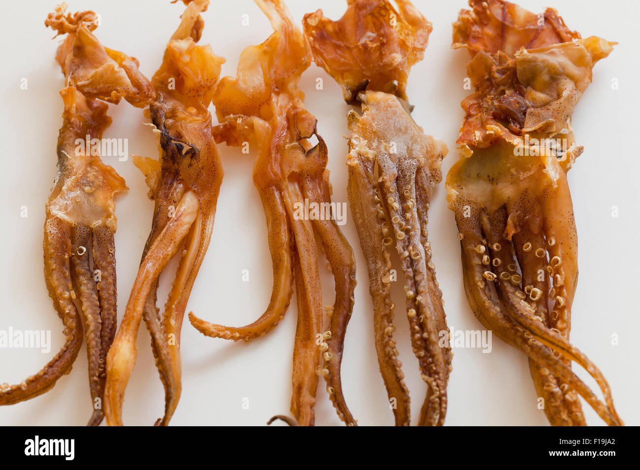 Japanisch getrocknet Tintenfisch-snack Stockfoto