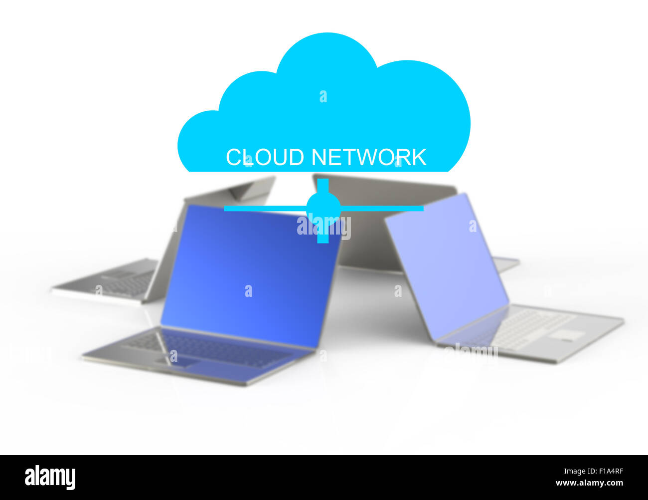 Cloud-computing Grafikkonzept Stockfoto