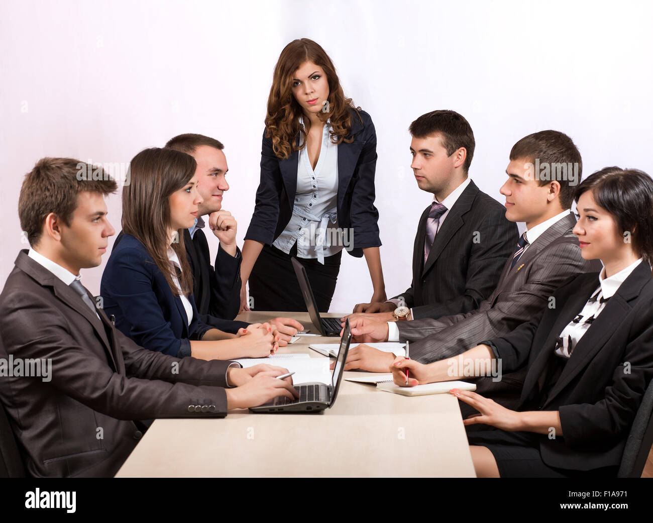 Unzufrieden manager Stockfoto