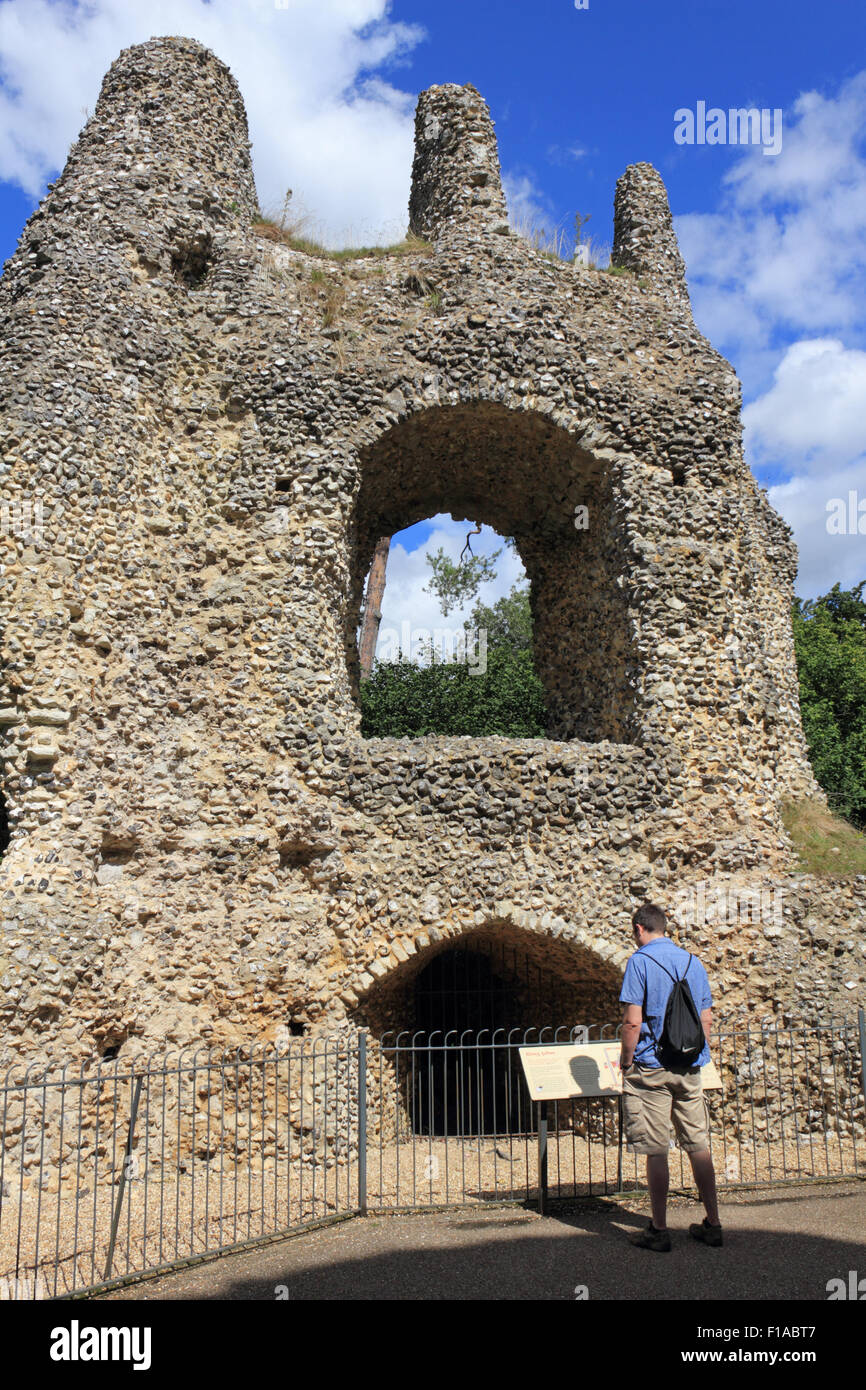 Odiham Burg von König Johann in der Nähe der Basingstoke Canal Hampshire UK Stockfoto