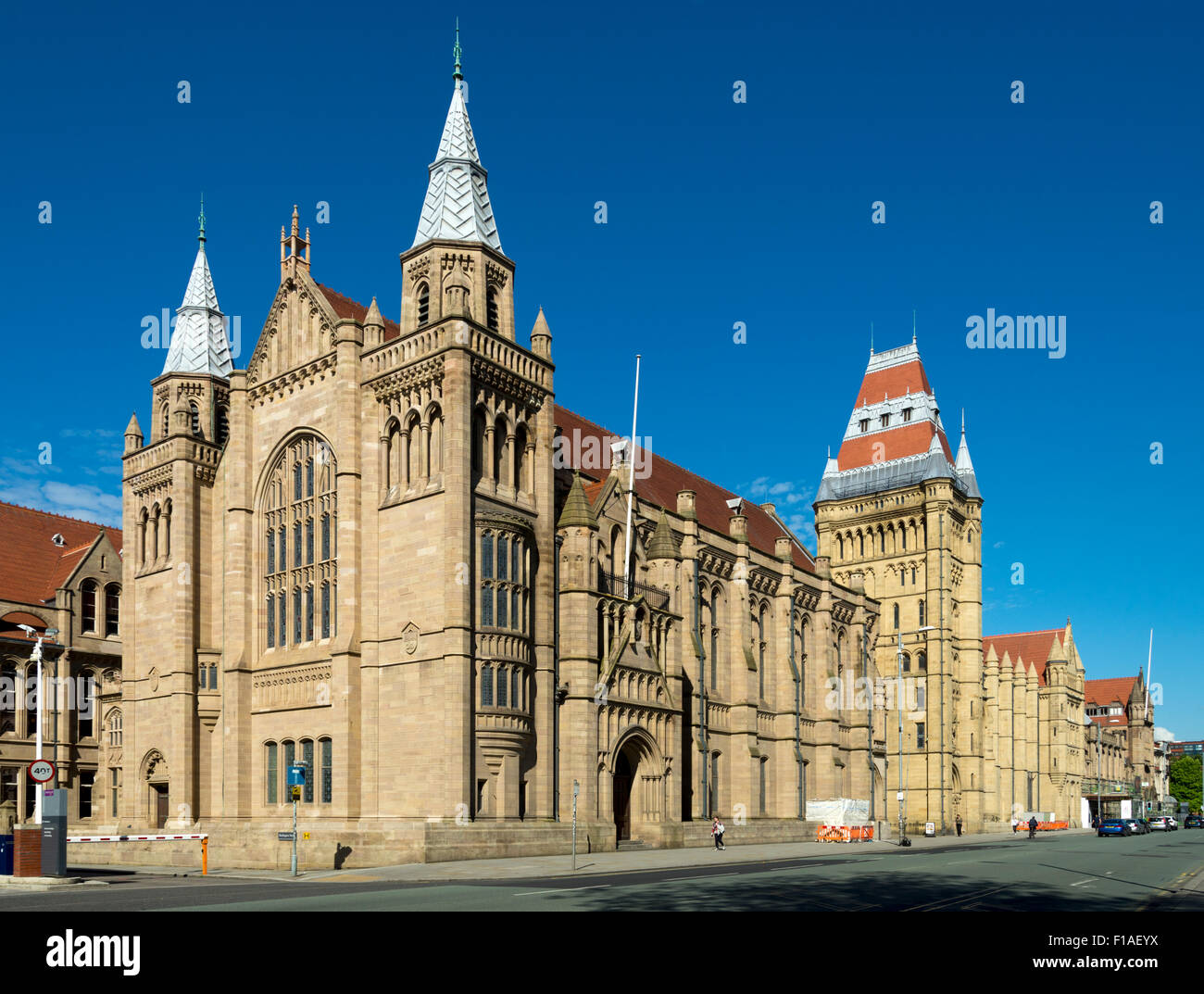 Die Whitworth Hallenbau, Manchester University Campus, Oxford Straße, Manchester, England, UK Stockfoto