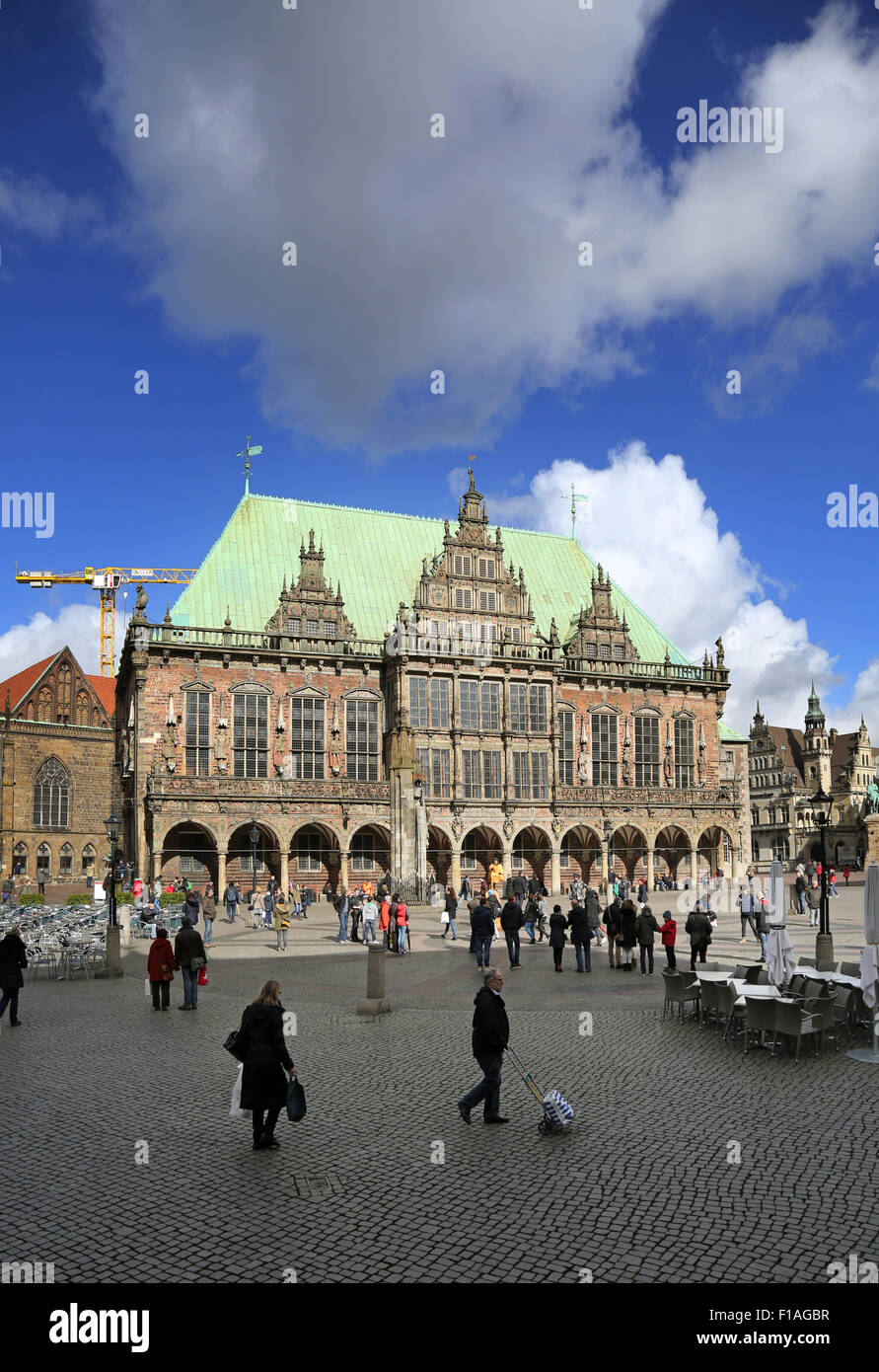 Bremen, Deutschland, Bremer Rathaus Stockfoto