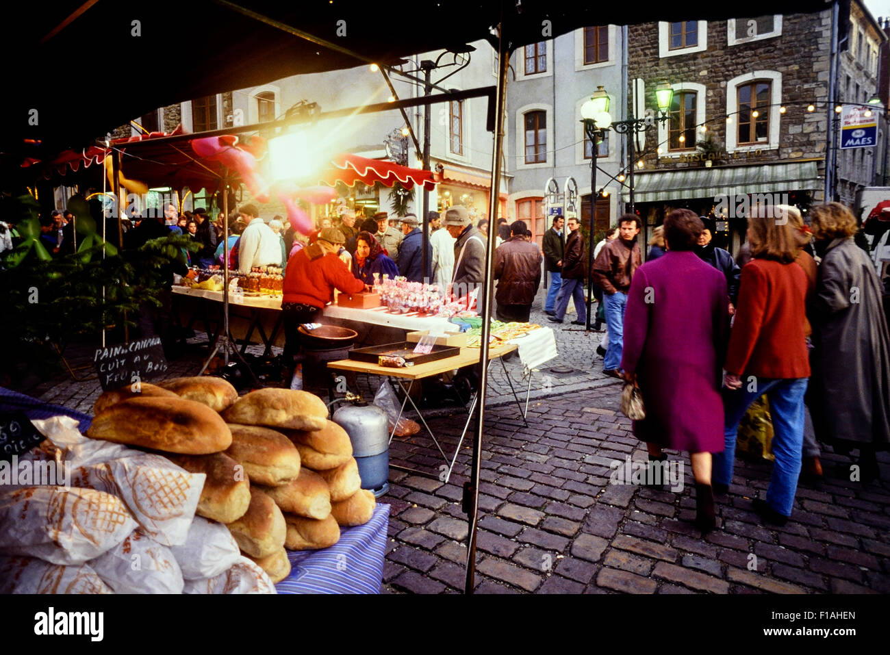 Boulogne Weihnachtsmarkt. Frankreich Stockfoto