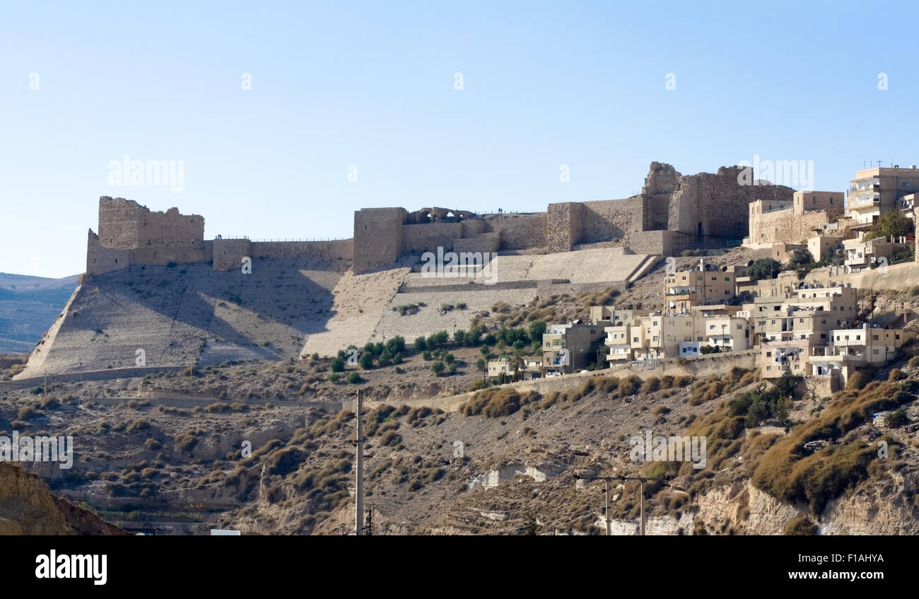 Schloss Karak - Jordanien Stockfoto