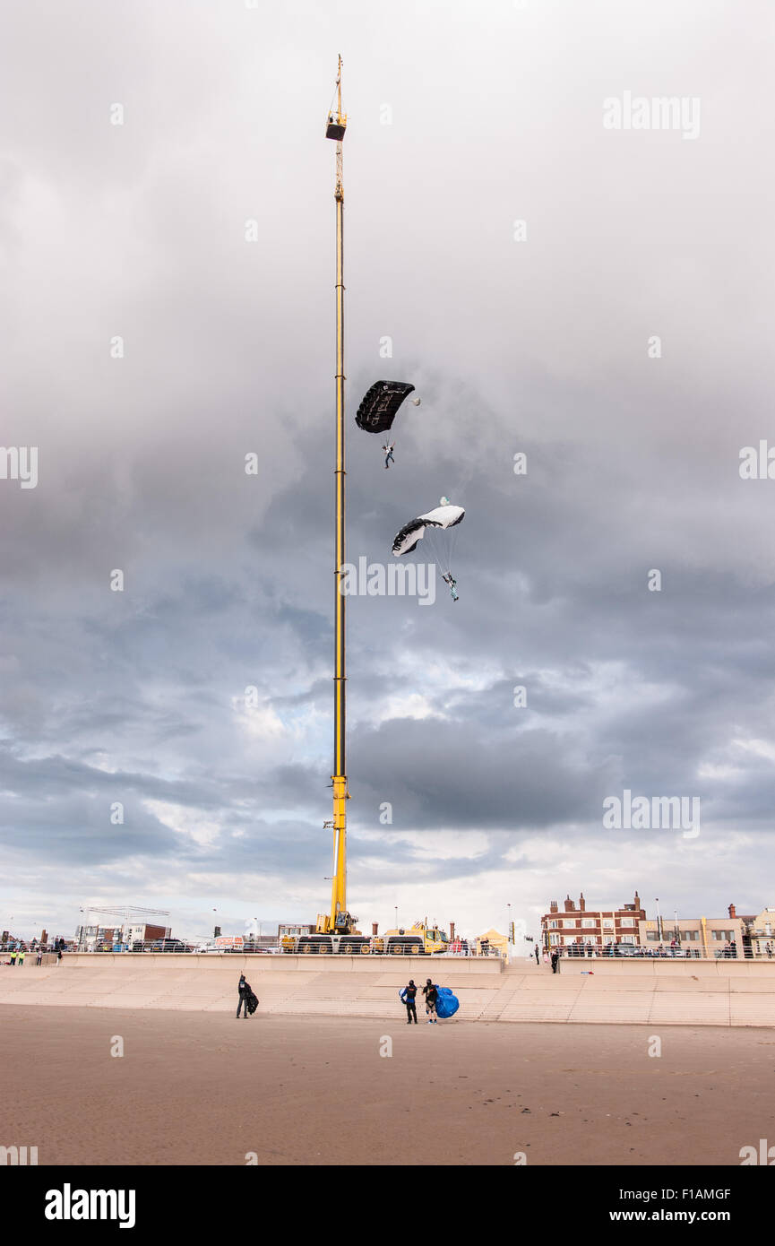 Blackpool Uk 31 August 2015 Drohen Sie Mit Dem Bank Urlaub