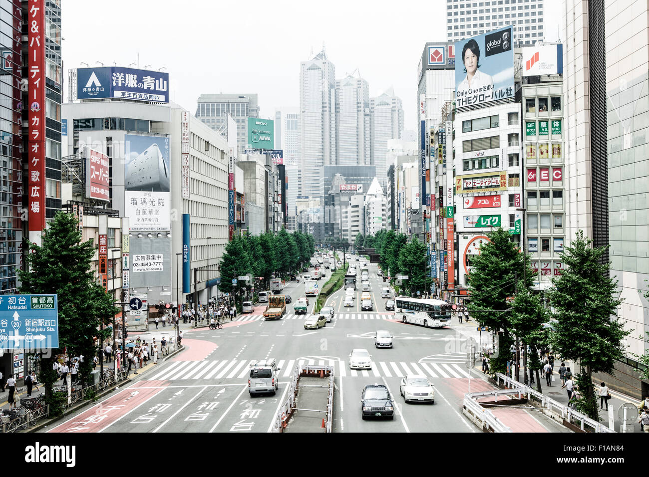 Japan, Tokyo, Straßenszene Stockfoto