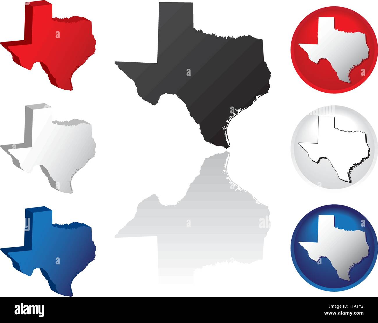 Texas umriss Fotos und Bildmaterial in hoher Auflösung Alamy