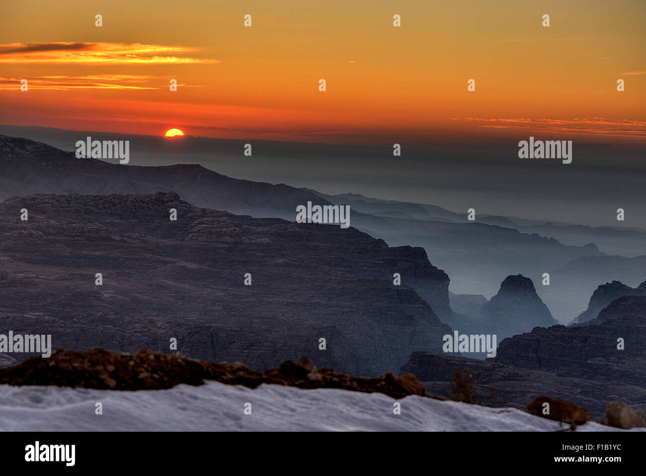 Wüste Landschaft Sammlung Stockfoto