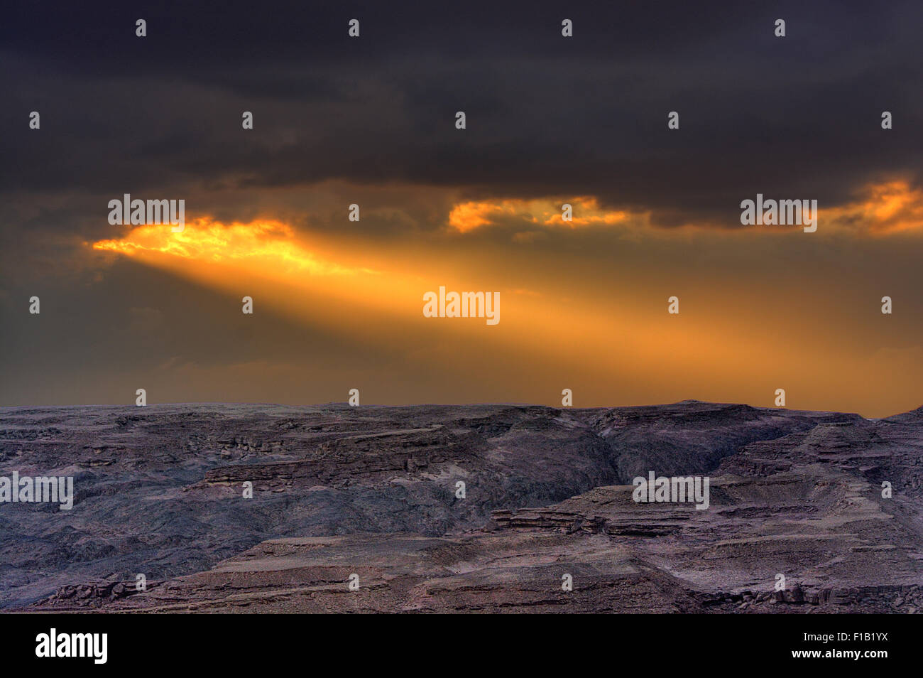 Wüste Landschaft Sammlung Stockfoto