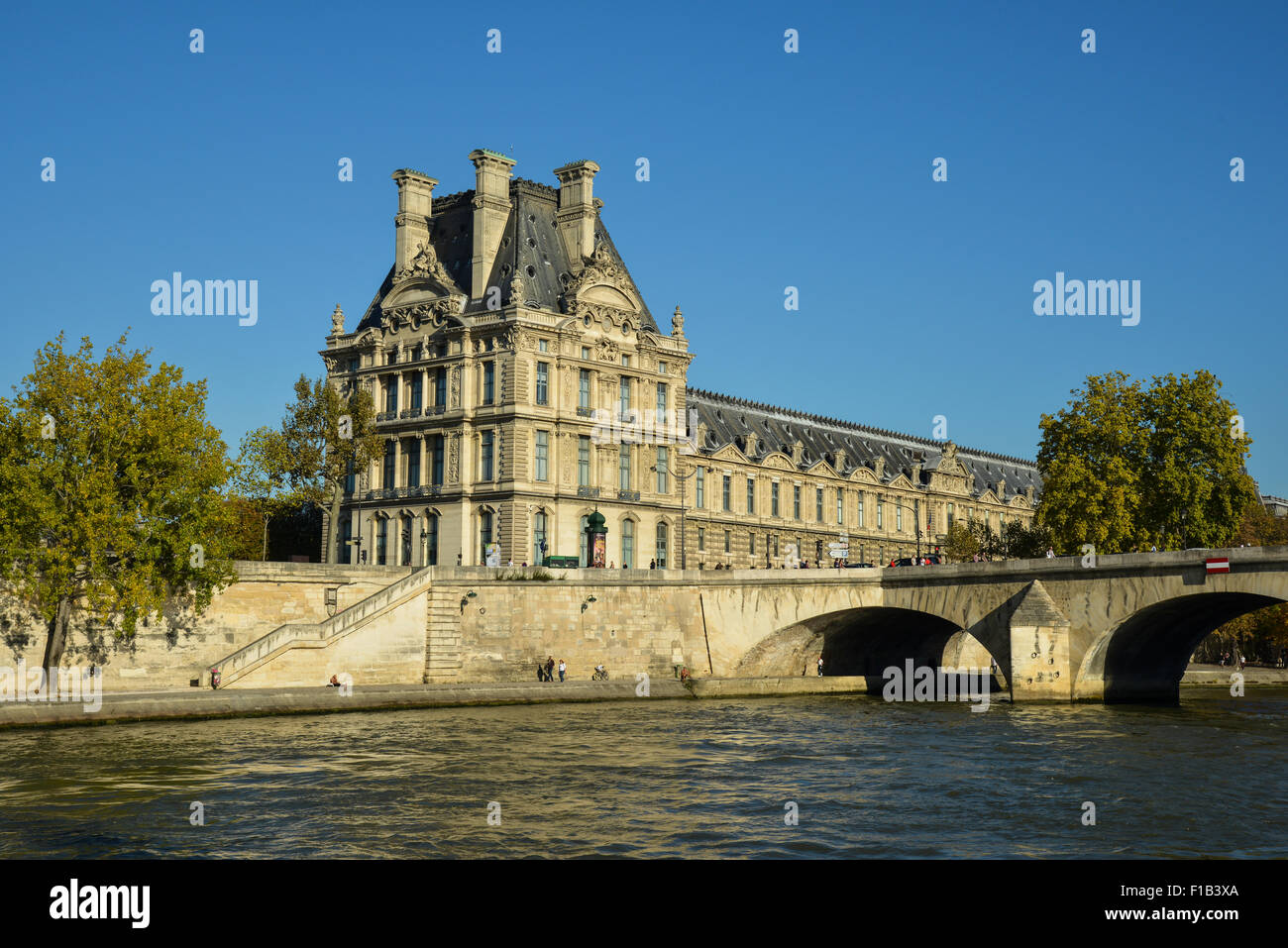Hotel de Ville, Rathaus, Seineufer, Paris, Frankreich Stockfoto