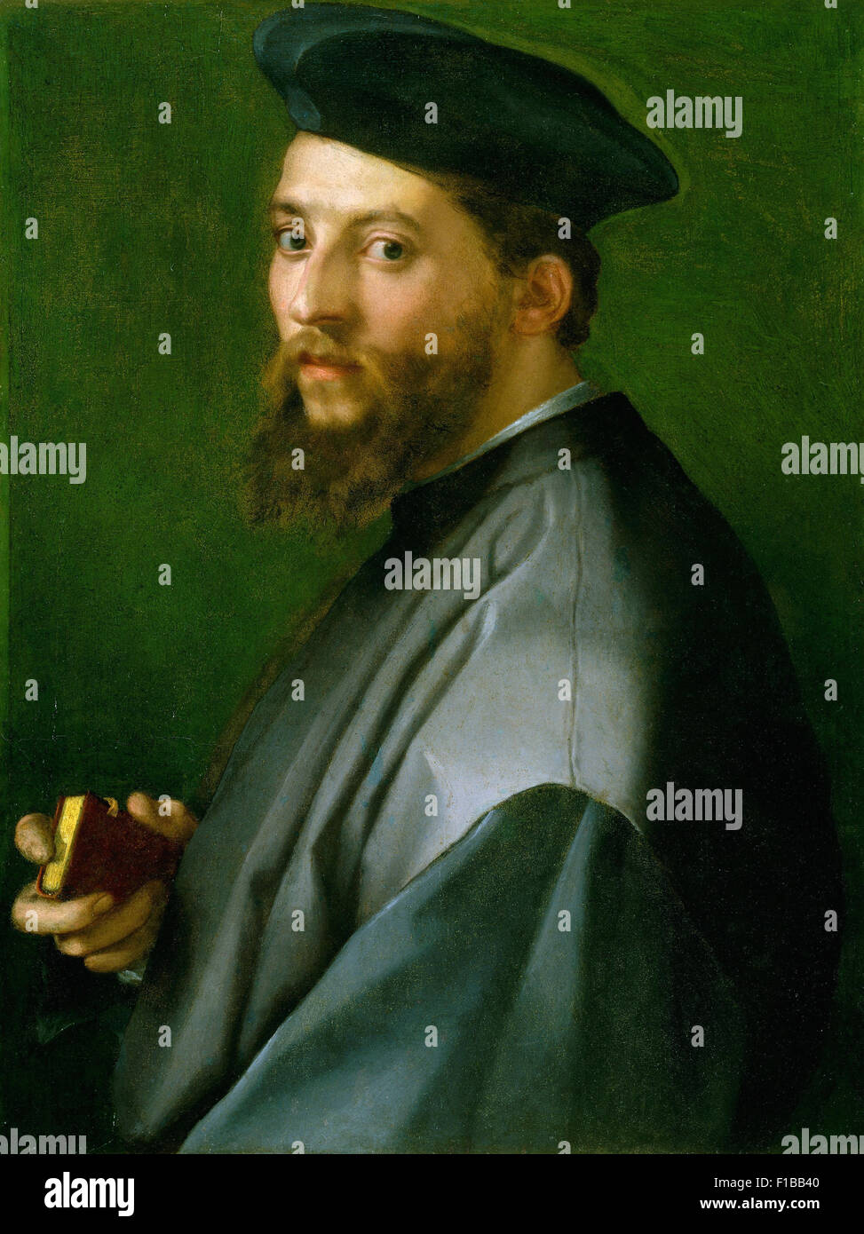 Andrea del Sarto - Porträt eines Mannes Stockfoto