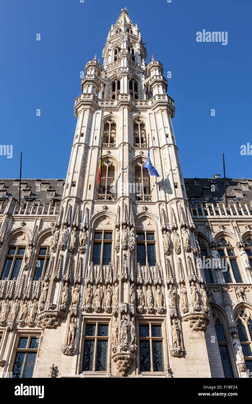 Altes Rathaus von Brüssel, Belgien Stockfoto