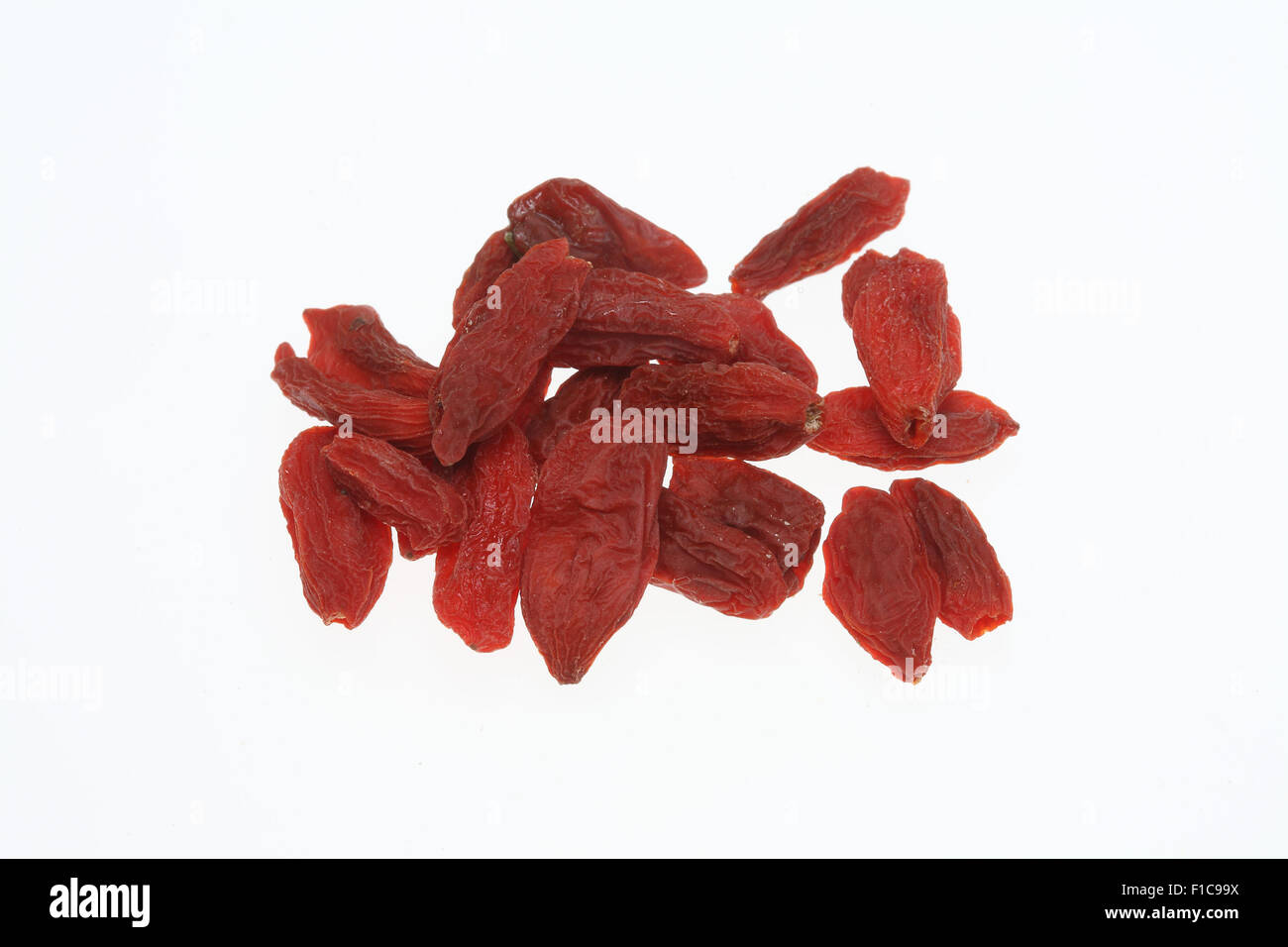 Goji-Beeren, Früchte Beeren und Heilpflanze Stockfoto