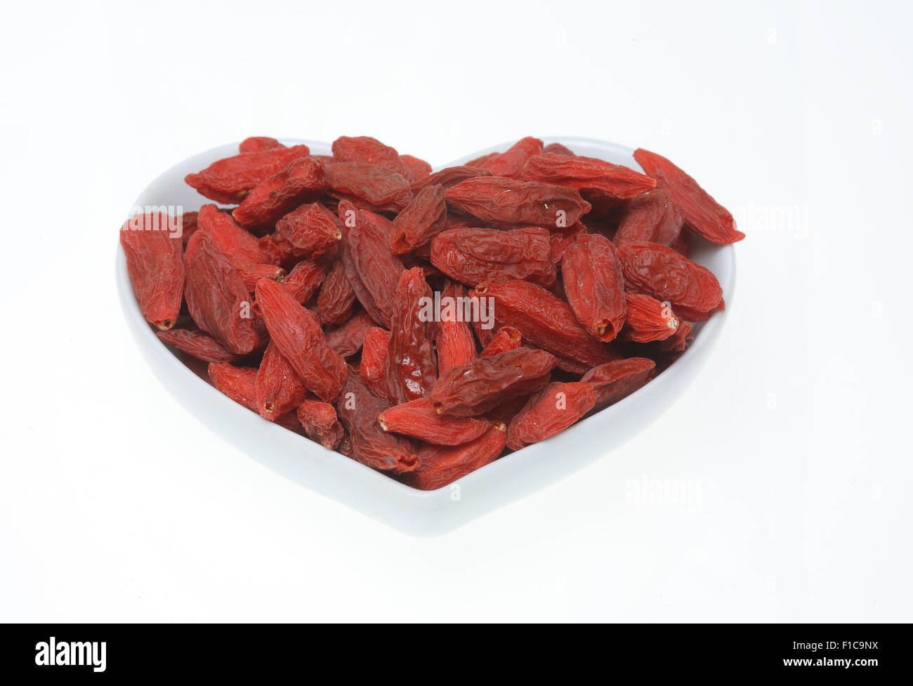 Goji-Beeren, Früchte Beeren und Heilpflanze Stockfoto