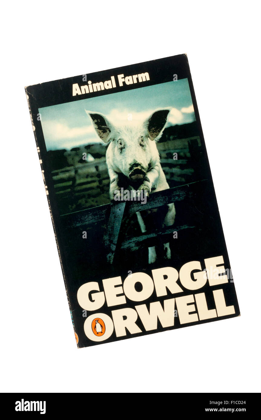 1976-Penguin-Ausgabe von Animal Farm von George Orwell. Stockfoto