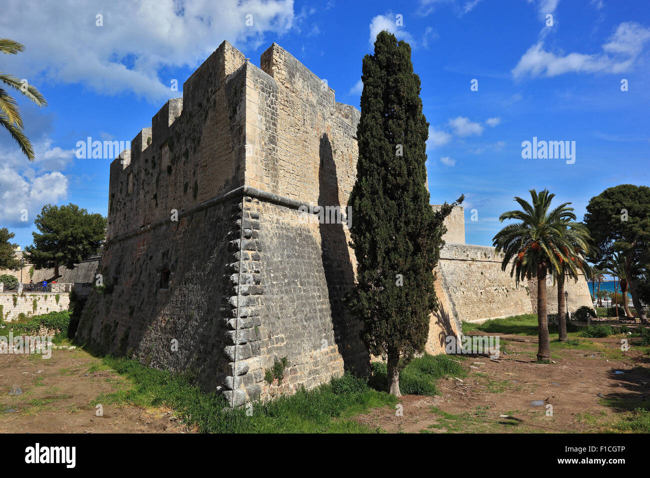 die Burg Castel von Manfredonia, Apulien, Italien Stockfoto